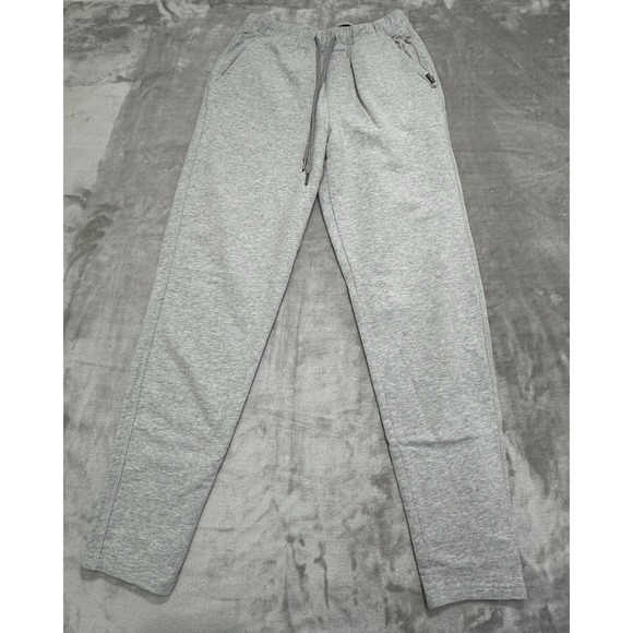 Eddie Bauer Mens Lounge Joggers Pants Gray Size Small Multi Pockets Zipper EUC - Picture 1 of 9